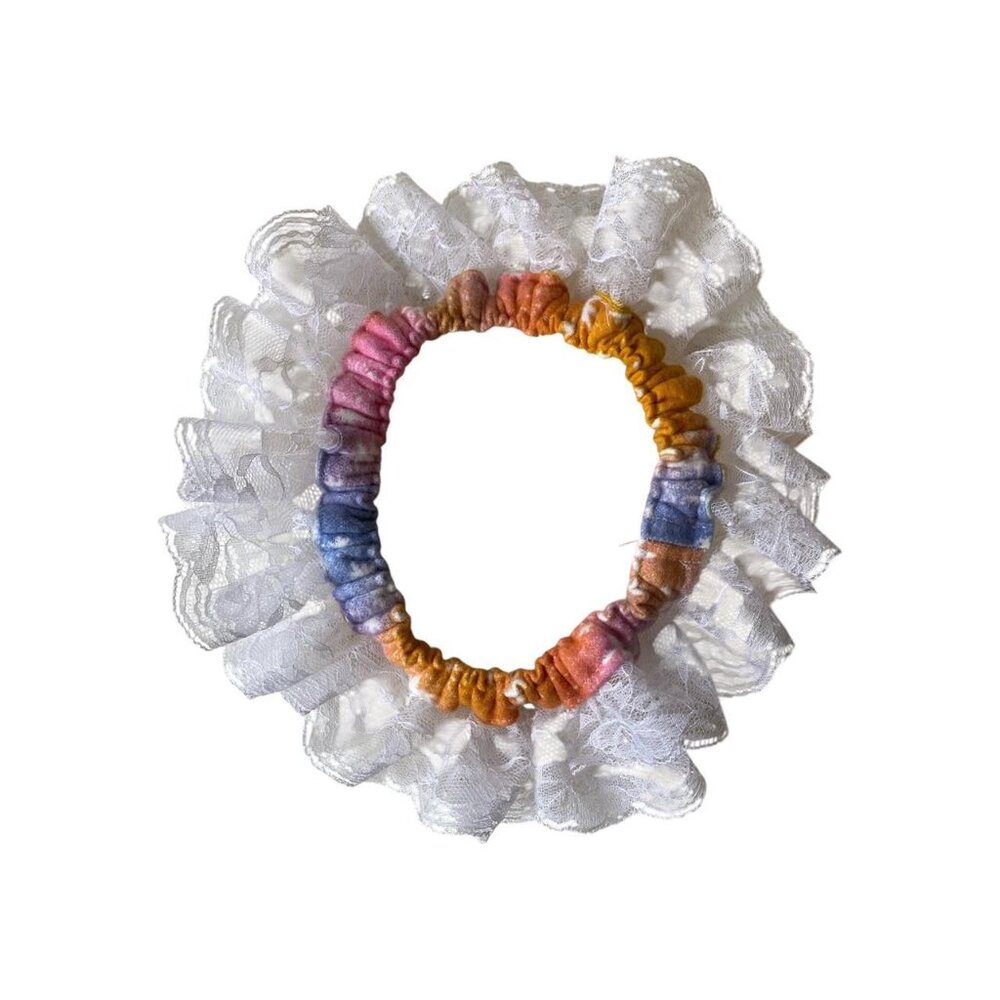 holy work lace garter handmade by yours truly 🖤